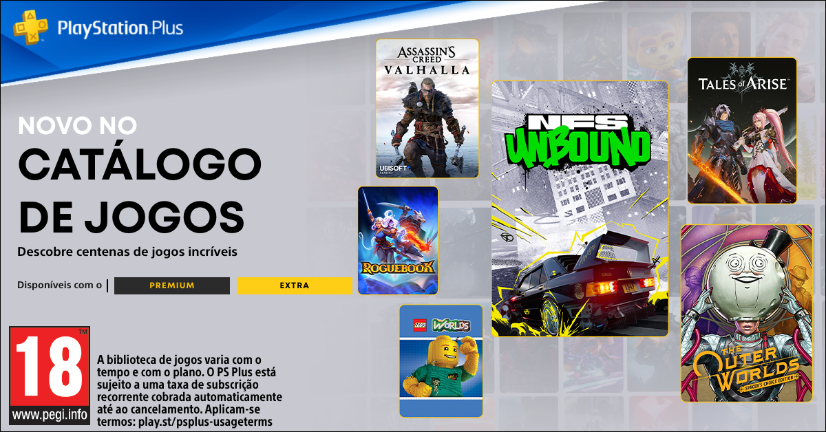 Catálogo PlayStation Plus e catálogo de jogos clássicos para outubro de  2022 anunciados